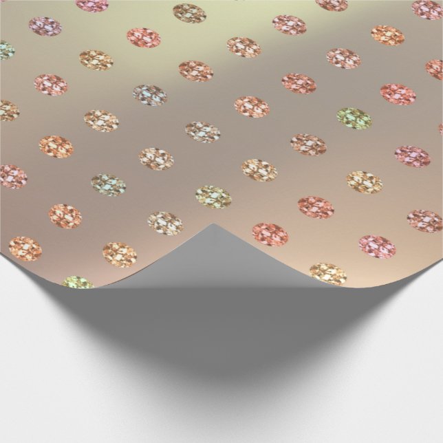 Ro Guld Swarovski Crystals Mint Copper Rosa Presentpapper (Hörn)