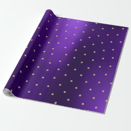 Ro Guld Swarovski Crystals Small Dots Lila Presentpapper