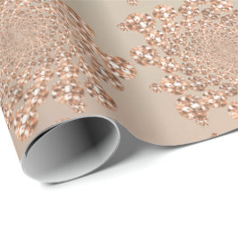 Ro Guld Swarovski Crystals Spiral Infinity Coppe Presentpapper
