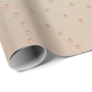 Ro Guld Swarovski Crystals Vinkar koppardelikat Presentpapper