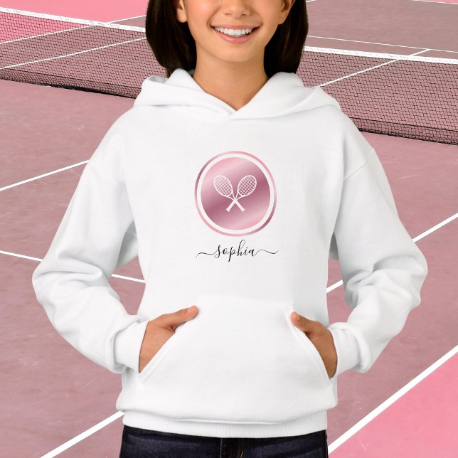 Ro Guld Tennis Kids Personlig Hoodie T Shirt (Skapare uppladdad)