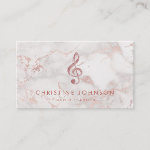 ro guld treble clef visitkort