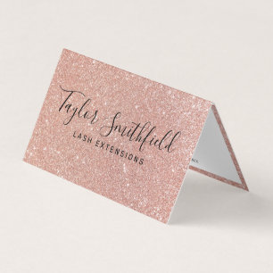 Ro Guld Trendig Elegant Lash Hair Nagel Visitkort