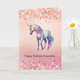 Ro Guld Unicorn Gnistra Kort