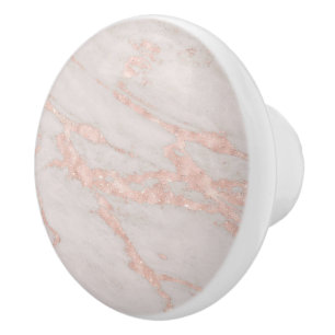 Ro Guld Veed  Rosa Marble Knopp