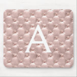 Ro Guld Vintage Rosa Monogram Namn Mousepad Musmatta<br><div class="desc">Vintagen ro  Rosa Monogram Namn Monogram Mousepad. Den här muspekaren kan anpassas till din första namn.</div>