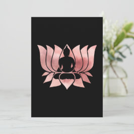 Ro Guld Watercolor Struktur Buddha Meditation Zen