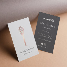 Ro Guld Whisk | Bageri | Chef | Vattenförsörjning Visitkort