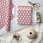 Ro Guld White Small Polka dots Presentpapper<br><div class="desc">Ro för inkapsling av småskalig Polka dots Guld</div>