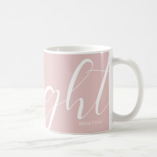 Ro Guld White Typography Mugg
