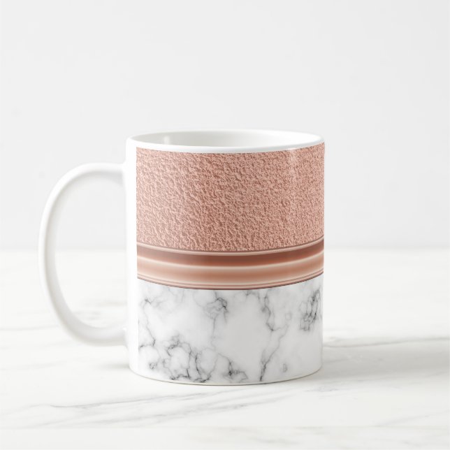 Ro guldolja på Marble Kaffemugg (Vänster)