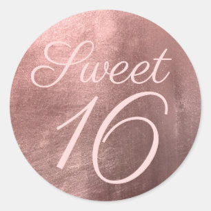 Ro Gulffenolja Sweet sixteen Runt Klistermärke