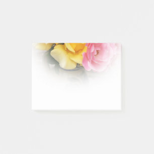 Ro Gult Rosa Romantik efter IT-anteckningar Post-it Block
