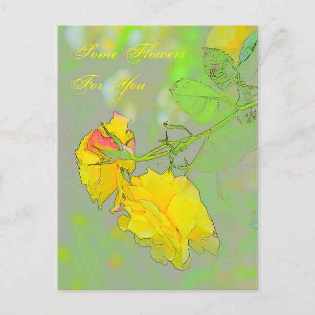 Ro, hämta ditt vackra ro här! Vykort (Framsida)