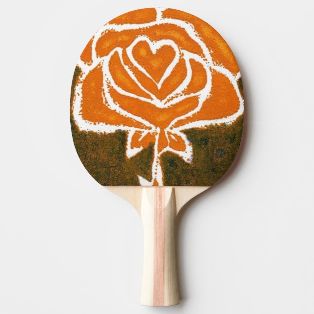 "Ro Heart #8" Ping Pong Paddle Pingisracket (Framsidan)