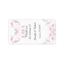 Ro Heart Blommigt Lip Balm-etikett