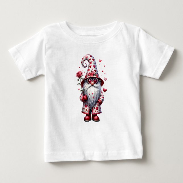 Ro & Hearts Gromes Valentines T Shirt (Framsida)