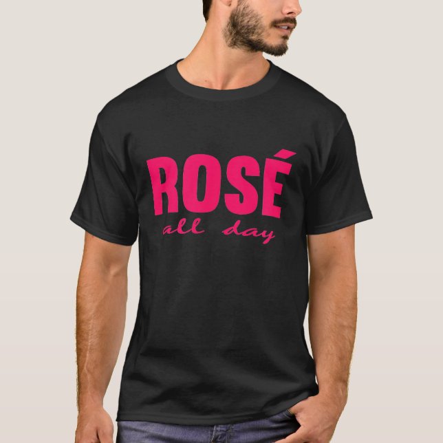 Ro hela dagen Vin T Shirt (Framsida)
