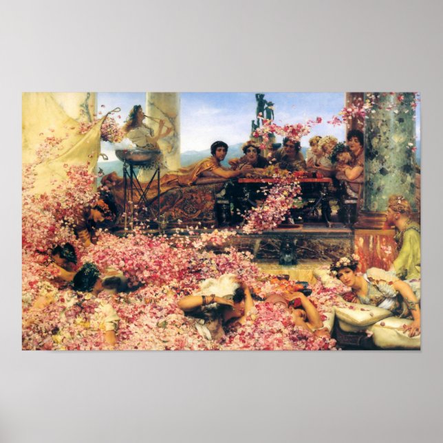 Ro Heliogabalus av Lawrence Alma-Tadema Poster (Framsidan)