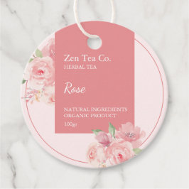 Ro Herbal Tea Business Märkre Gåvor Etiketter