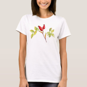 Ro höfter, botaniska bror konst faller automatiskt t shirt