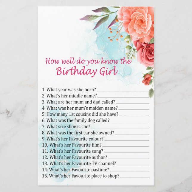 Ro Hur bra känner du till födelsedagstjuven? (Framsida)