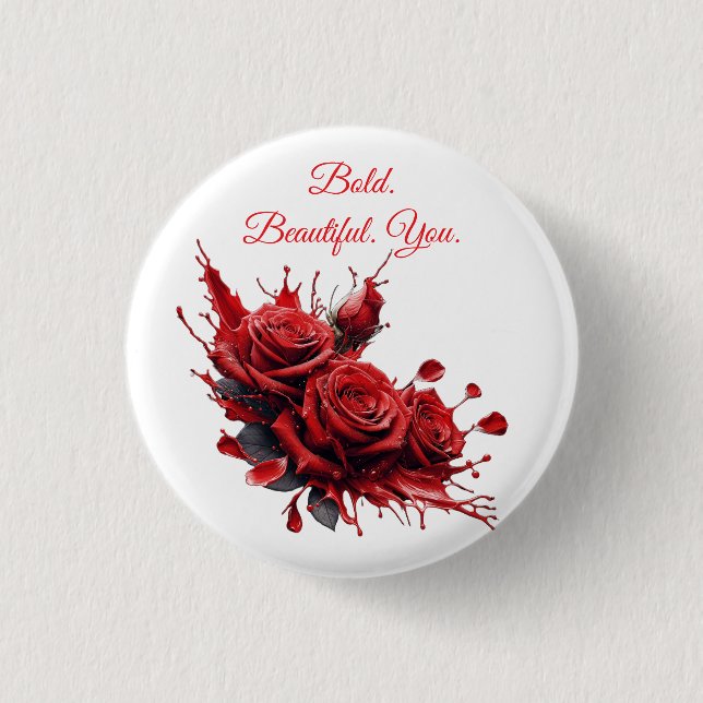 Ro i Bloom - Elegant Birthday Knapp (Framsida)