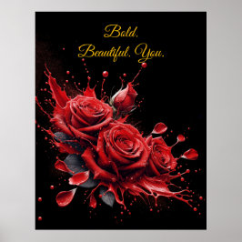 Ro i Bloom - Elegant Birthday Poster