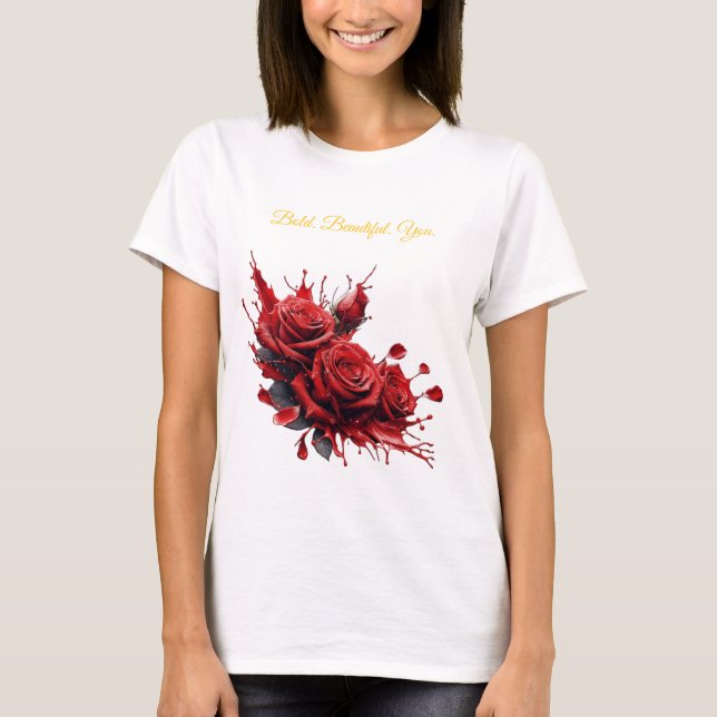 Ro i Bloom - Elegant Birthday T Shirt (Framsida)