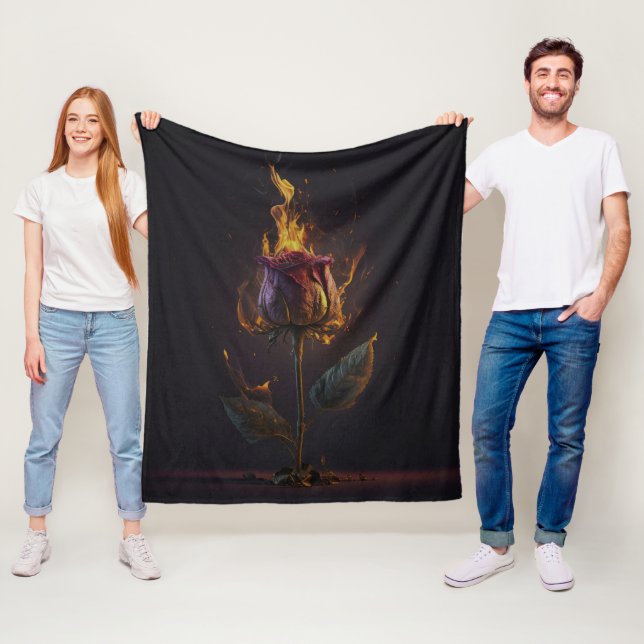 ro i brand fleecefilt (På plats)