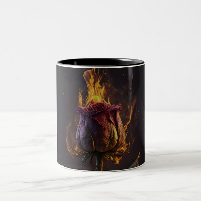 ro i brand Två-Tonad mugg (Center)