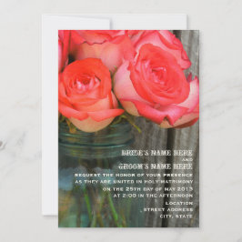 Ro i en inbjudan till Burk Barn Wood Wedding på Ma