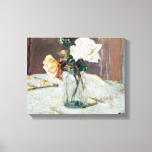 Ro i Glass Vas av Edouard Vuillard Canvastryck