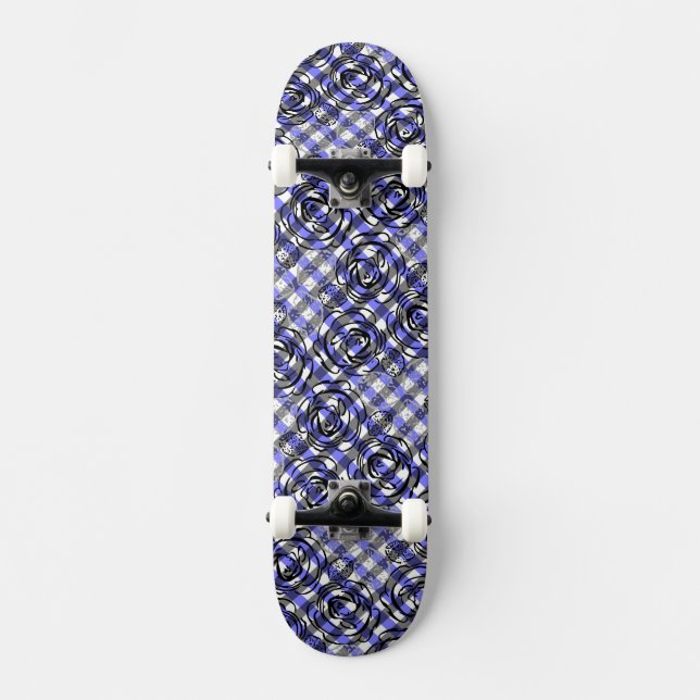 RO i GRÅTT Skateboard Bräda 20 Cm (Framsida)