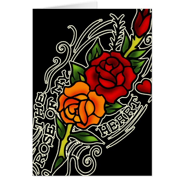 Ro i Heart Hälsningskort (Framsidan)