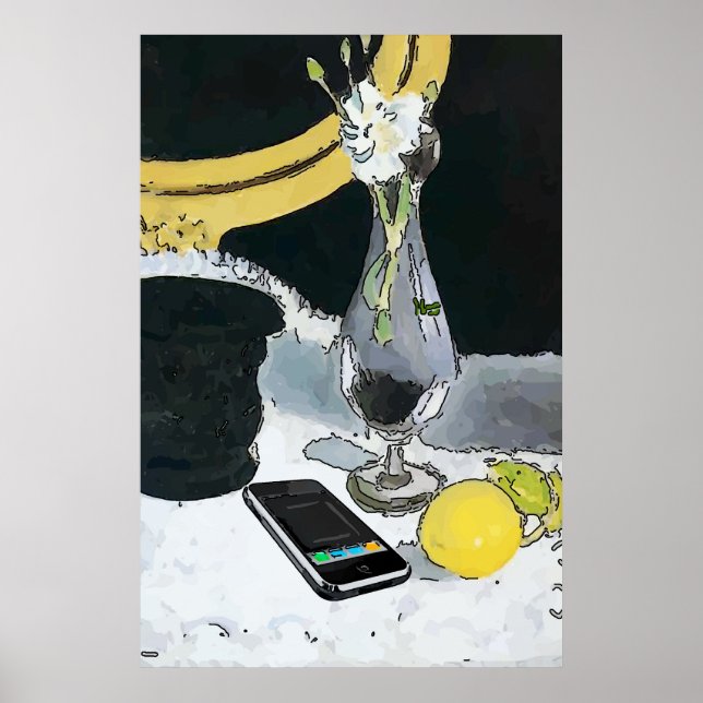 Ro i orkanglas, Matisse Stil Poster (Framsidan)