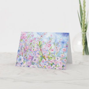"Ro i Sharon" Blank Notecard Tack Kort