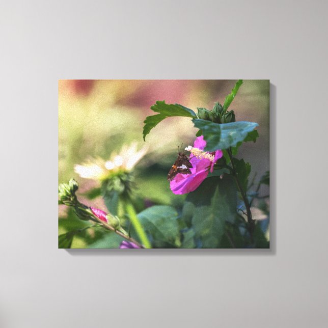 Ro i Sharon och besökare Canvastryck (Framsida)