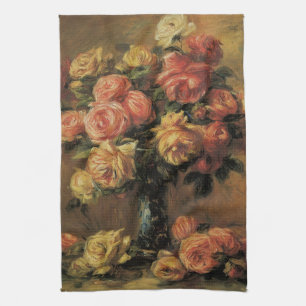 Ro i Vas av Pierre Renoir, Vintage Fine Art Kökshandduk