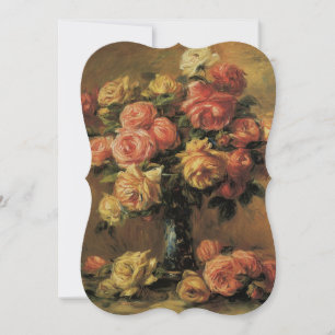 Ro i Vas av Renoir, Vintage Blommigt Bröllop Inbjudningar