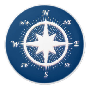 Ro i Vind Nautical Compass Anpassningsbar Knopp