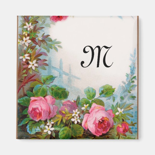 RO & JASMINES MONOGRAM MAGNET (Framsidan)