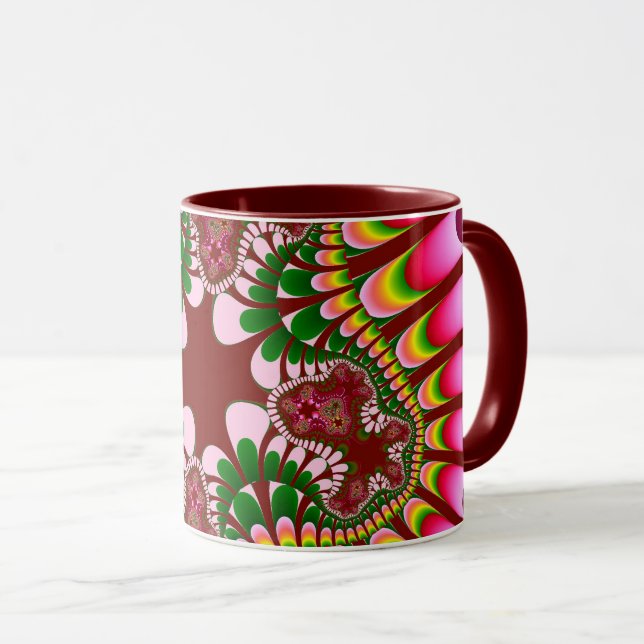 Ro jordgubbsblomma Mugg (Framsida höger)