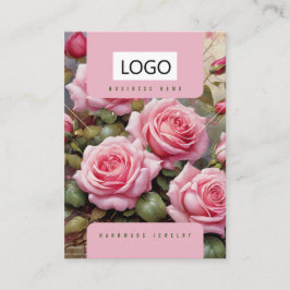 Ro Juvelry Earrings Necklace Visning Card Visitkort