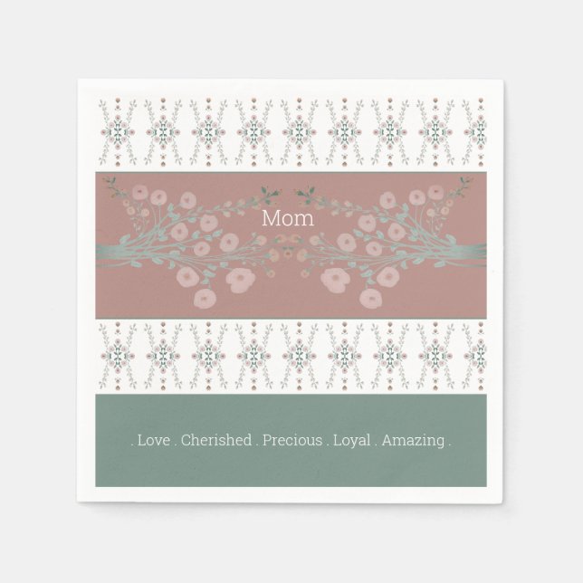 Ro kalk och Rosa Pappersservett (Framsidan)