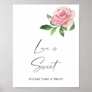 Ro - kärlek är sött, ta emot poster