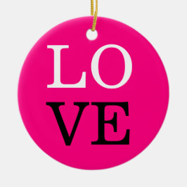 Ro Kärlek Bröllop Julgransprydnad Keramik