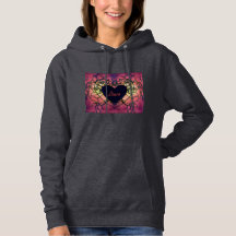 Ro Kärlek Design Romantik Hoodie