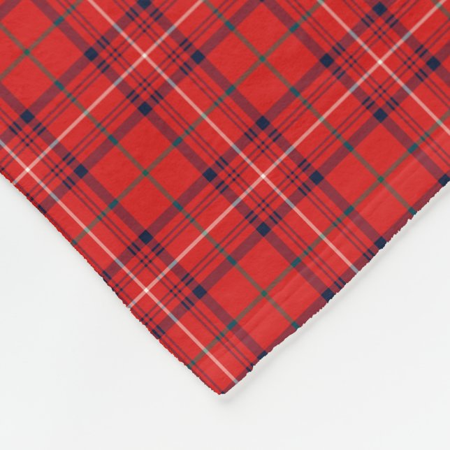 Ro Klan Tartan Red Play Fleecefilt (Hörn)