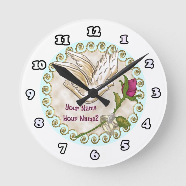 Ro klockan rund klocka (Framsida)